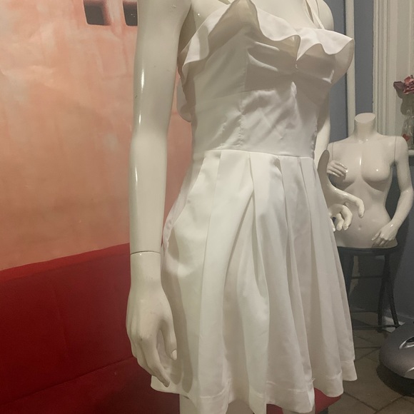 White fit and flare 2be Bebé dress - Picture 4 of 6